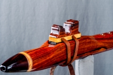 Cocobolo Native American Flute, Minor, Mid G-4, #N4F